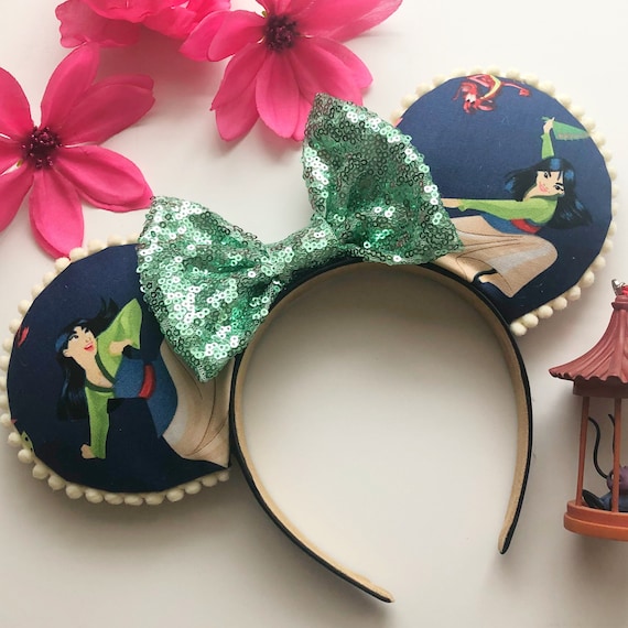 Mulan Disney-inspired Mickey Ears - Etsy
