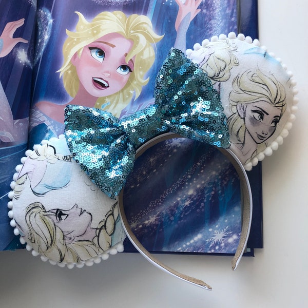 Sketch Elsa Frozen Disney-inspired Mickey Ears