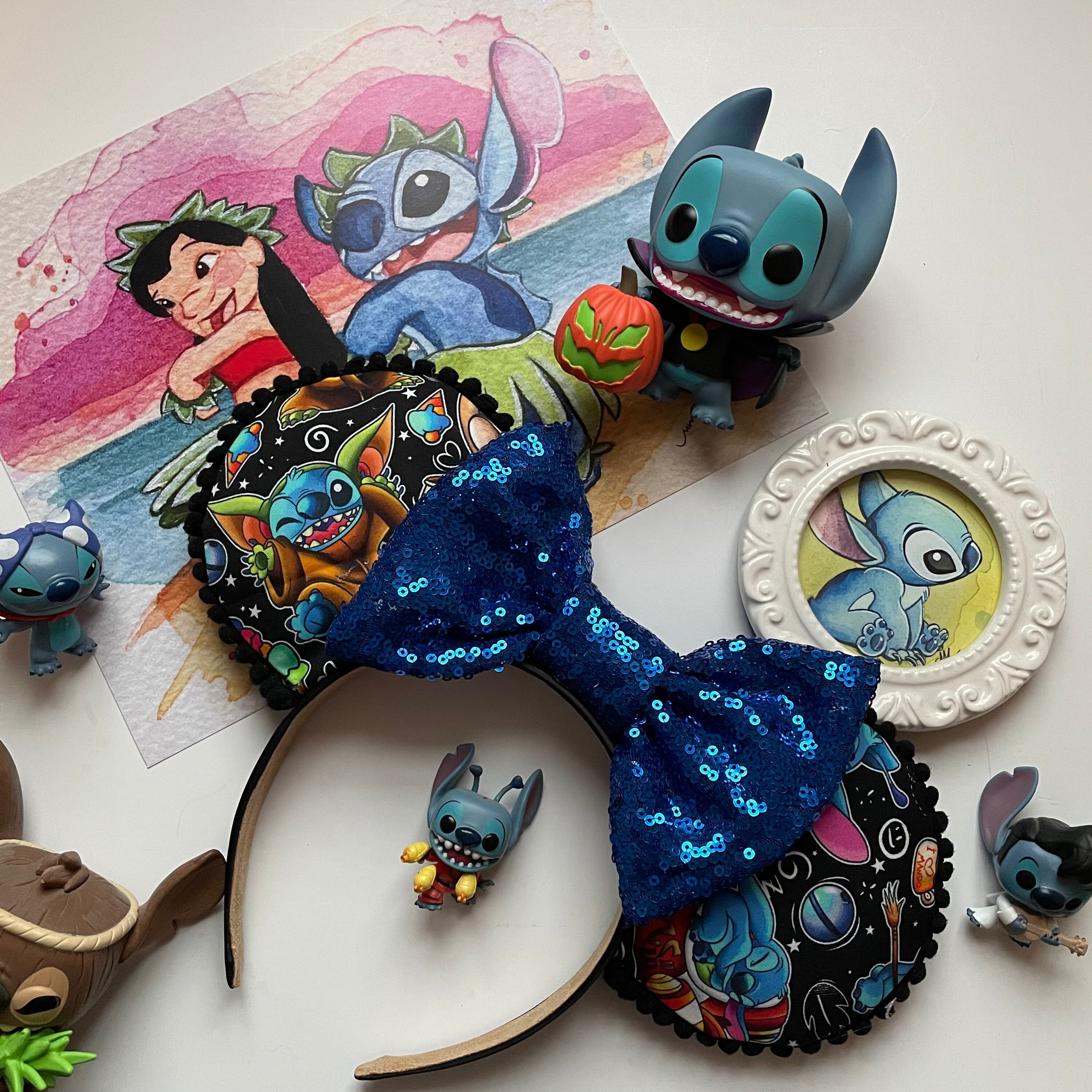 Alien Stitch Disney-inspired Mickey Ears - Etsy display picture 3