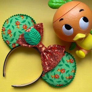 Orange Bird Disney-inspired Mickey Ears