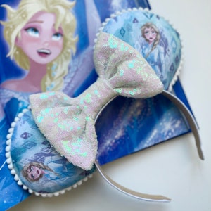 Oreilles de Mickey inspirées de Disney La reine des neiges 2 Elsa