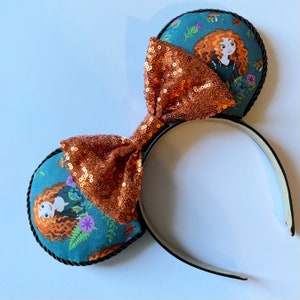 Orecchie di Topolino ispirate a Brave Merida
