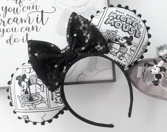 steamboat willie Inspired mickey  Ears