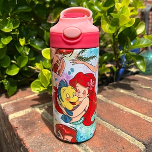 Ariel little mermaid inspired tumbler