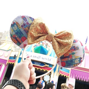 Small World Inspired Mickey ears