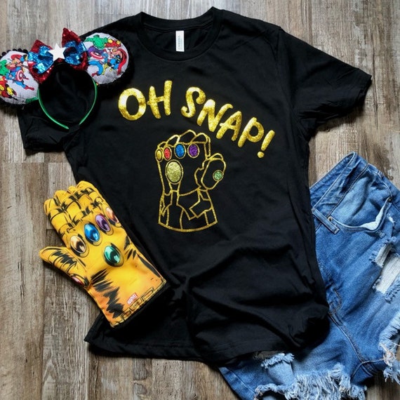 thanos snap shirt