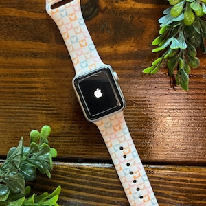 Retro Checkered Mickey head disney inspired smart watch band