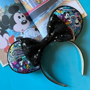 Minnie paisley Purse Disney-inspired Mickey Ears