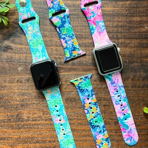 Lilly pulitzer apple watch band 44mm sale