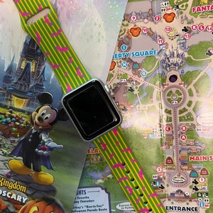 Mickeys not so scary Halloween party uniform inspired smart watch band