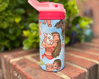 Moana pua Maui inspired tumbler