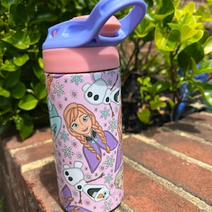 Frozen Anna & elsa inspired tumbler