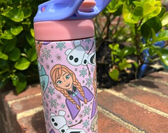 Frozen Anna & elsa inspired tumbler