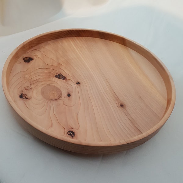 Cedar Of Lebanon Hand Turned Wood Fruit Bowl