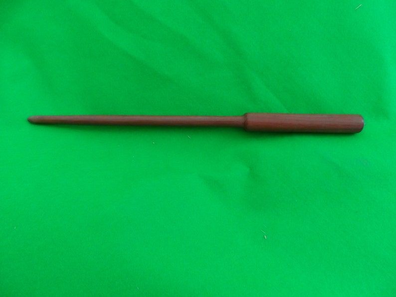 Purple Heart Wand Hand Turned Wiccan Wand Etsy