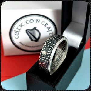 Marie Curie French Silver Coin Ring image 4