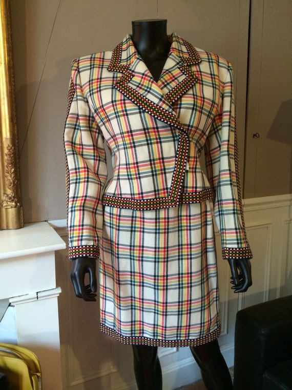 HERMES - Plaid jacket