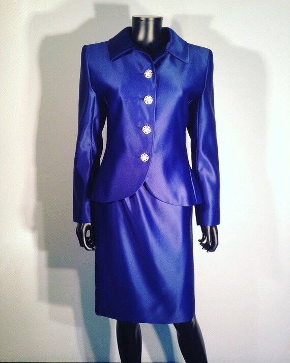 YVES SAINT LAURENT - Suit jacket skirt