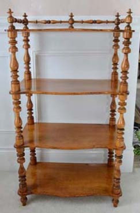 Antique Etagere Shelves Birch Louis Philippe Circa 1860 Etsy