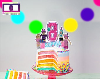 Roblox Cake Etsy - 9 aÃ±o torta de roblox para nena