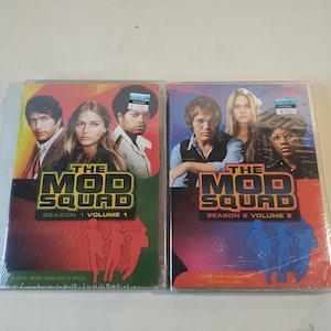 The Mod SQUAD Season 1 Volume 1 & Season 2 Volume 2 NOS-Sealed DVDs 70s TV shows