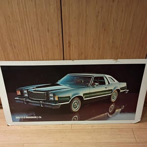 Händler Showroom Plakat 1978 FORD LTD II Brougham Händlerschild 78 Home Dekor Mancave Display