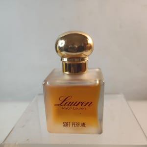 VTG Lauren by Ralph Lauren Splash SOFT PERFUME 1 oz 29 ml Original Version 1978