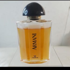 Armani By GIORGIO ARMANI 1.7oz/50ml Splash Eau De Toilette Women VINTAGE- 80%-1980s Smells Amazing