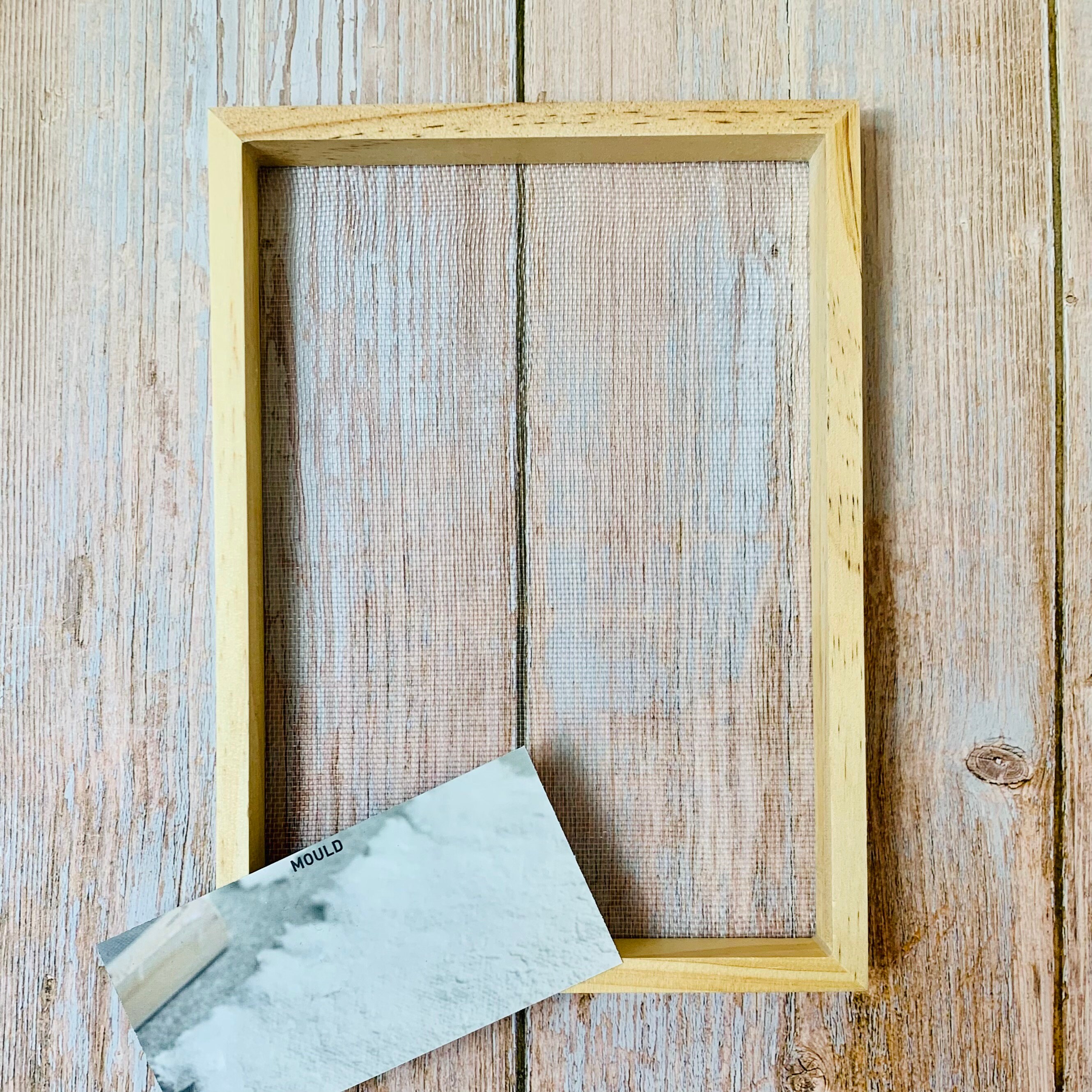 Paper Making Frame Mould Screen Straight/feathered Edges Etsy UK