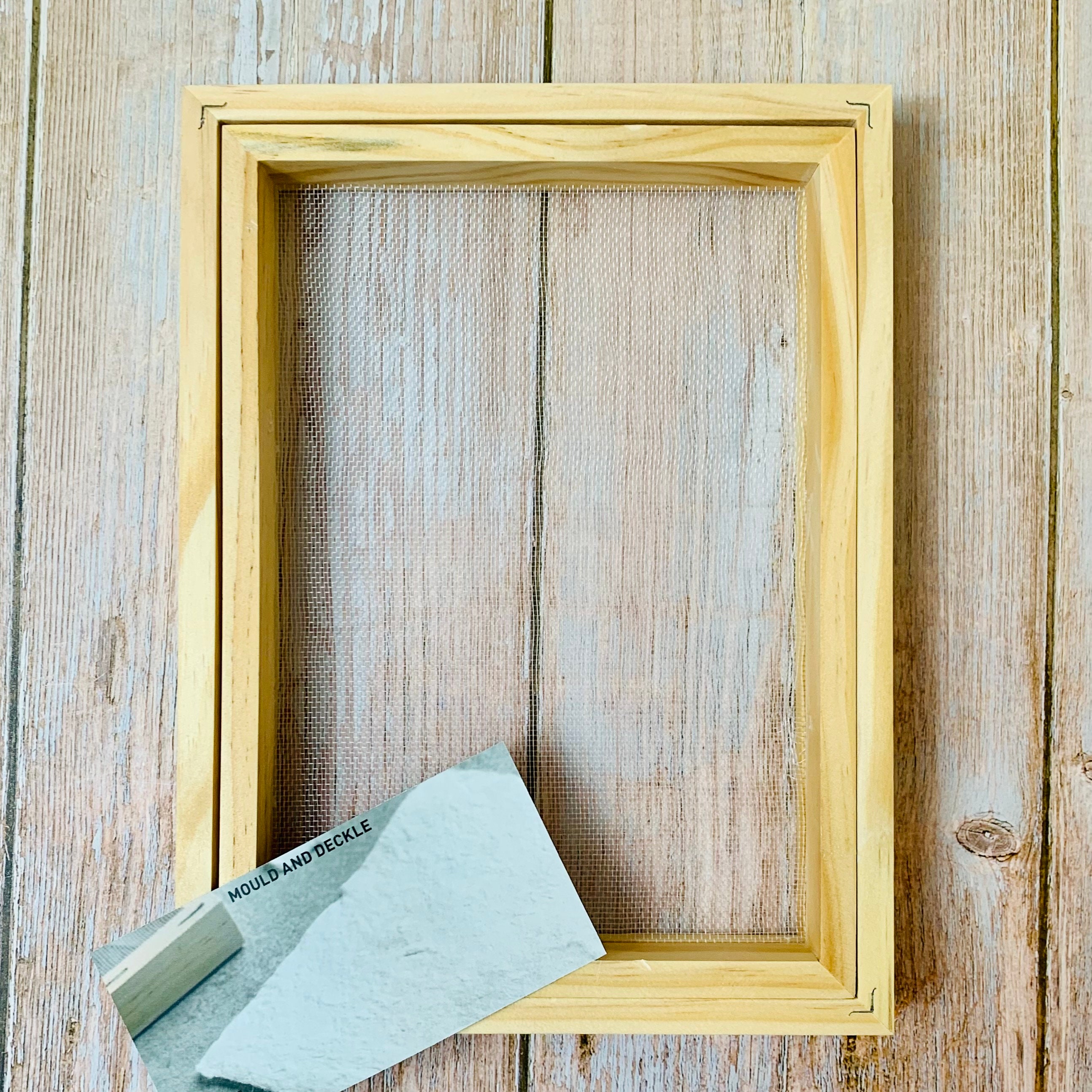 Paper Making Frame Mould Screen Straight/feathered Edges Etsy UK