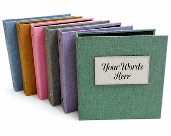 Personalised Small Polaroid Photo Album, 3.5x2.5" Pockets, Hard Cased, 100 Photo Capacity, Playing Card Storage