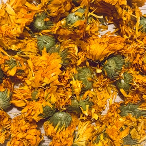 Gold Orange Ringelblume getrocknete Blumen, Papierherstellung, Seife, Karte, Potpourri, Dekoration, Echt Natur