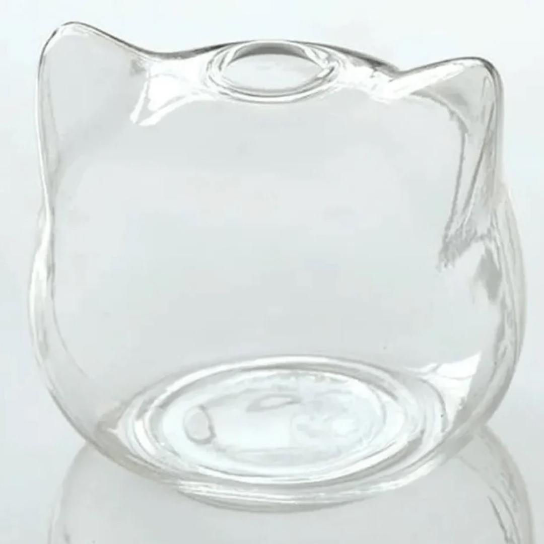 Cat Kitten Glass Vase, Cuttings Jar, Germination, Starter, Shaped Mini Bottle, Flowers, Small, Cat Lovers Gift