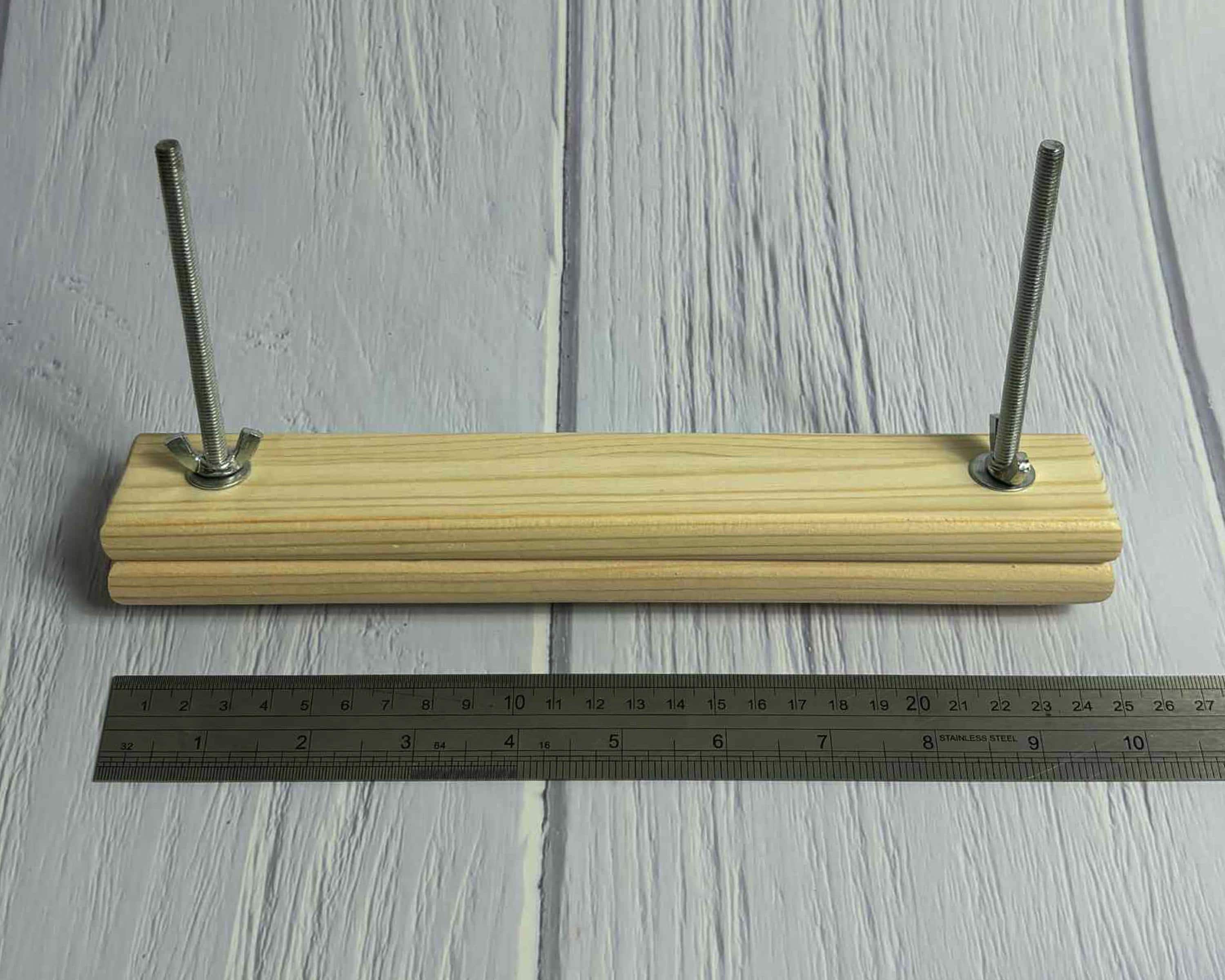 Compression Bar Notebook Book Spine Binding Press, Wood Bars Screw Compression, Compact, A4 ...