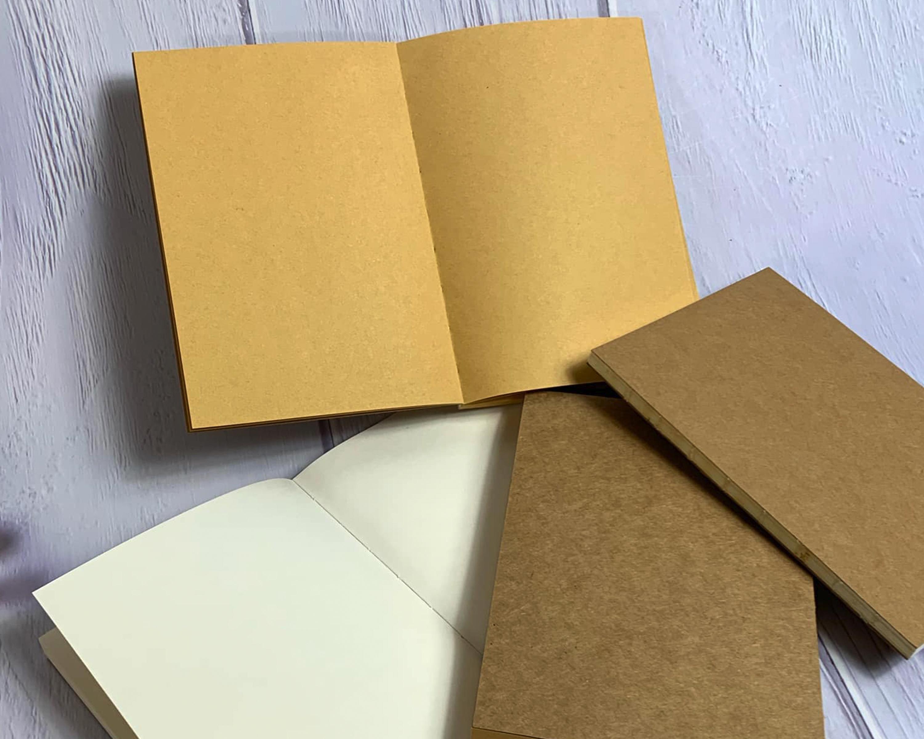 Notebook Blocks Make Your Own Notebook Book Block 125 GSM Paper, 12.5x18.5cm, Clean Cut ...
