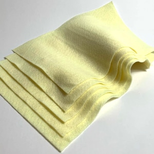 x5 Filze für die Papierherstellung, A5 A6-Blätter, Couching, stapelbar, DIY-Starterqualität, Zellstoff-freundliche Blumensamen, Büttenrand