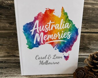 Personalised Country 100 Photos Album, World Travel, 6x4 inch Photos, Hard Cased, Plastic Slip In Sleeve Pockets