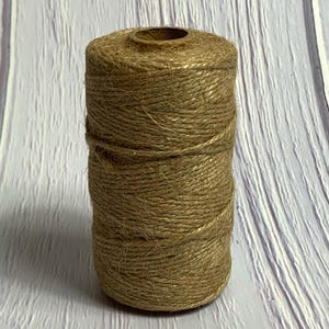 100 Meter Juteschnur, Schnur, Schnur, Naturlich Braun, 1,5-2 mm dick, DIY Dekoration, Geschenkverpackung, Gartenarbeit, Tags, Vintage Traditionell