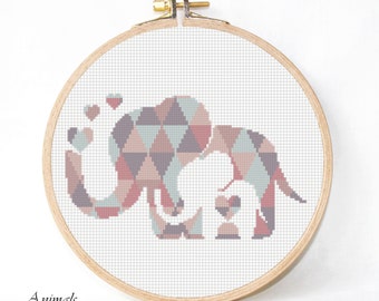 Baby cross stitch pattern Birth announcement Alphabet Numbers cross stitch Baby shower gift wild animal Printable pdf pattern Easy Funny DIY