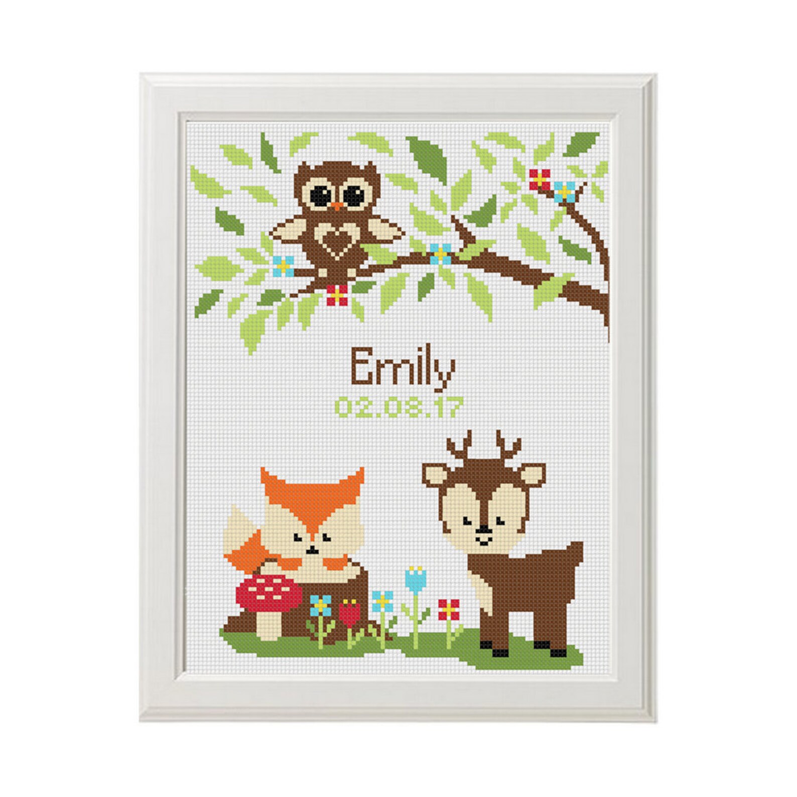 Baby cross stitch nursery personalized Cross Stitch Pattern Etsy