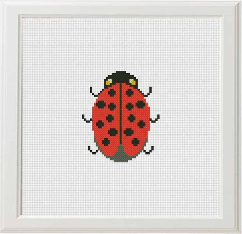 Set of 5 Insects cross stitch pattern animals PDF amulet Etsy
