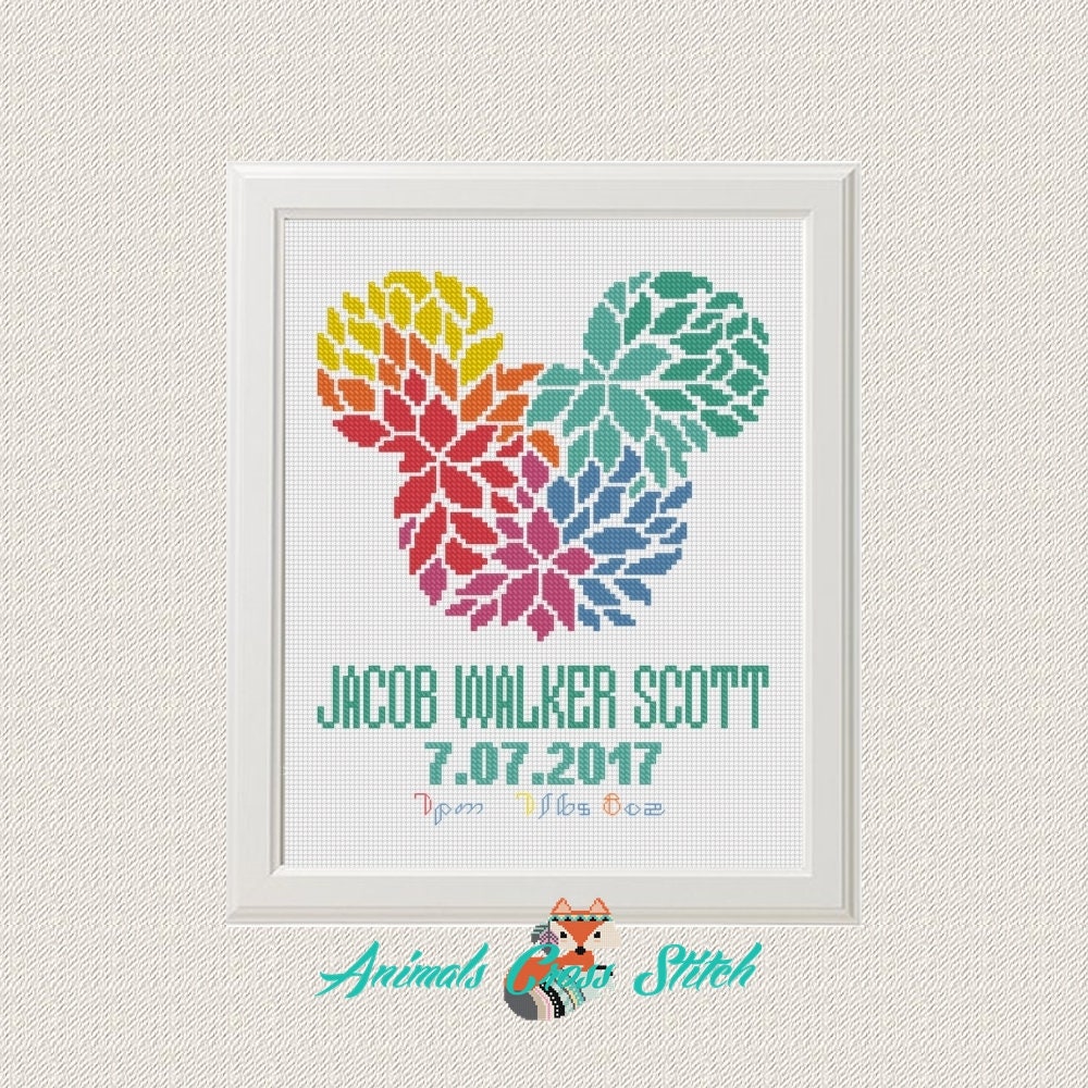 Baby Cross Stitch Pattern Newborn Birthday Baby Shower DIY Etsy Baby shower cross stitch patterns