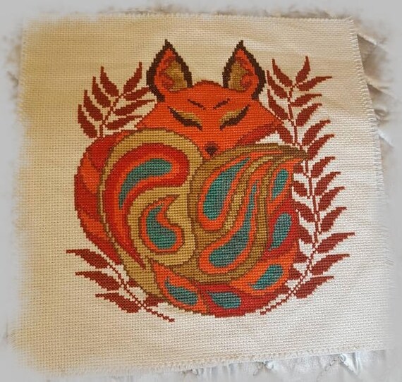 Fox Kreuzstich Muster Kreuz Stich Herbst Leves Rainbov Etsy Weitere ideen zu kreuzstich, stich, kreuzstichmuster. etsy