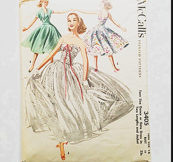 50s evening dress