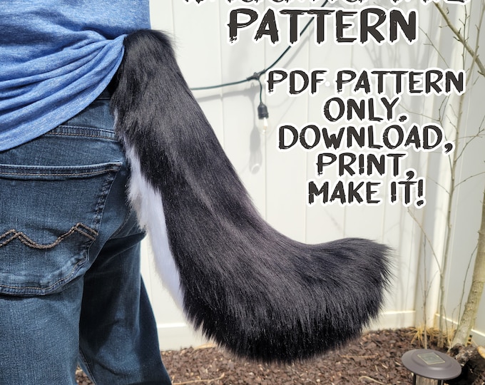 Diy Wagging Tail Pdf Pattern Etsy