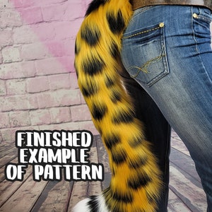 DIY Cheetah Tail - PDF Anleitung