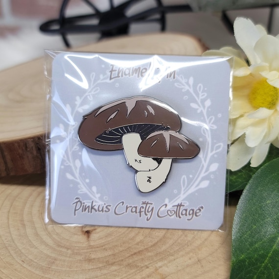 Shiitake Mushroom Pin