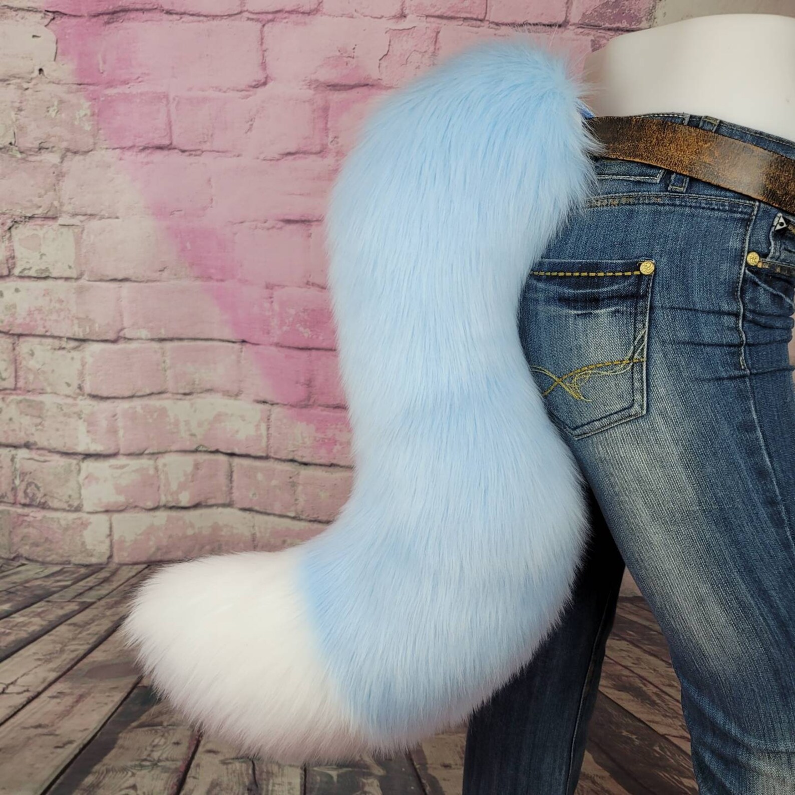 Long Light Blue Tail | Etsy