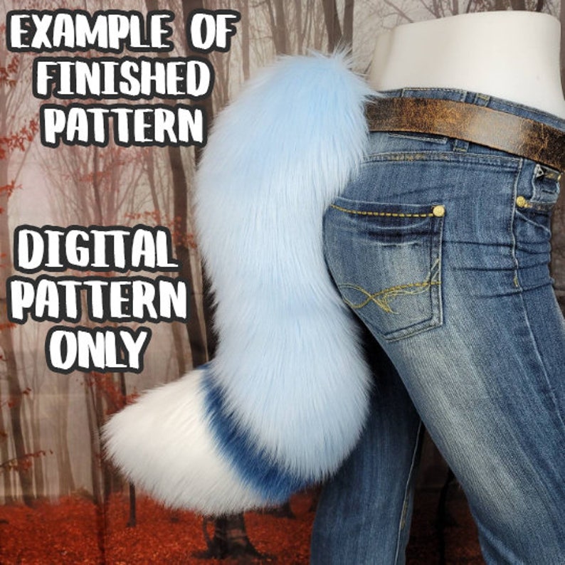 DIY Small Fox Tail PDF Pattern Etsy