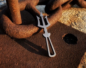 The Beer King's Trident van Picaroon Tools - EDC Sleutelhanger multitool, flesopener